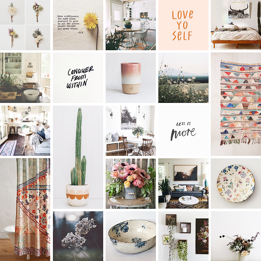 new home boho inspiration